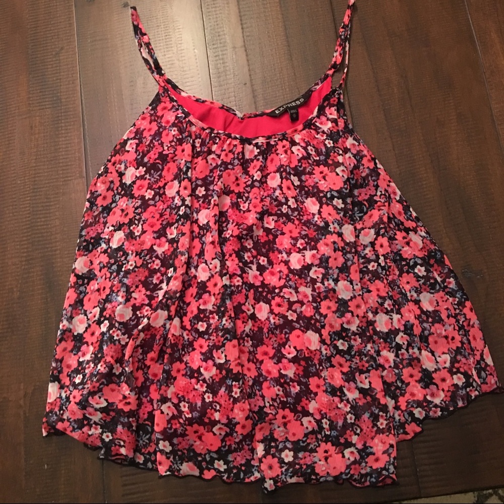 Express Floral Print Barcelona Camisole Top